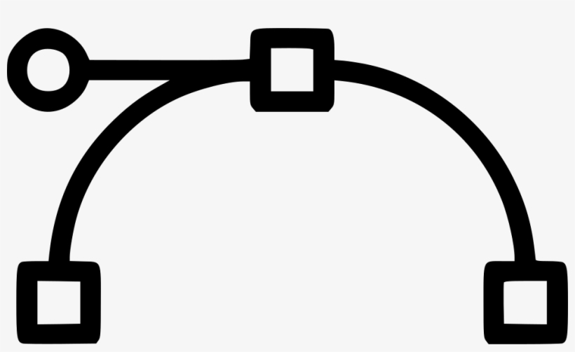 Tool Warp Curve Line Comments - Bezier Png, transparent png