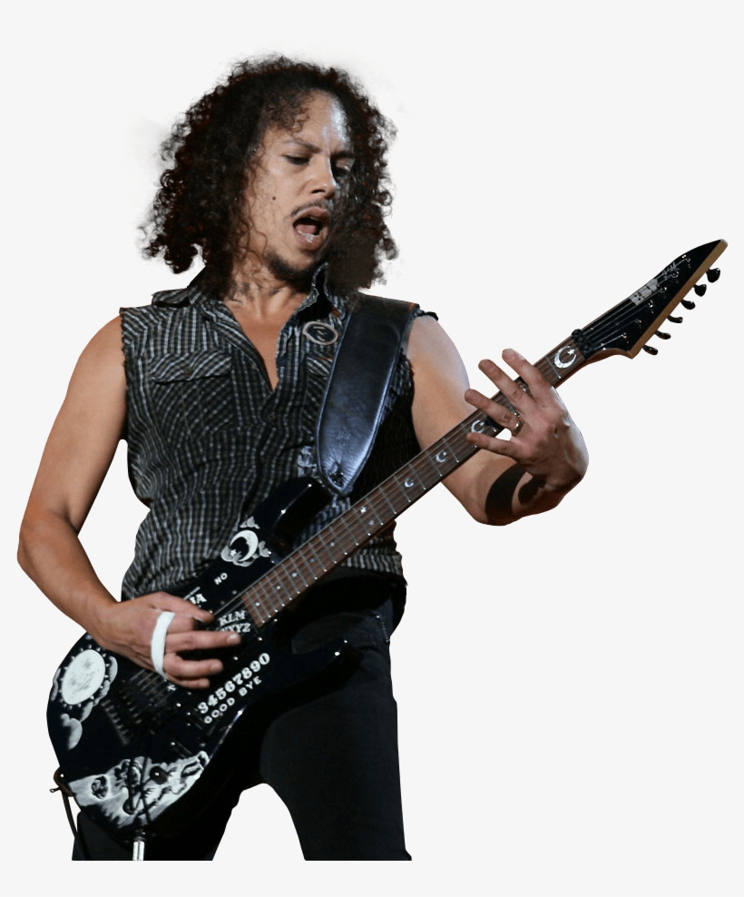Kirk Hammett Playing - Kirk Hammett, transparent png