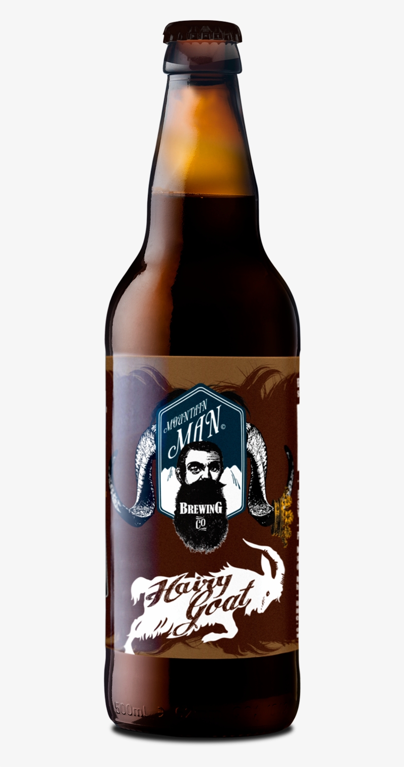 Hairy Goat Bottle1 - Mountain Man Brewing, transparent png