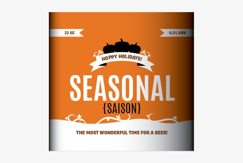 Beer Label With Necker - Graphic Design, transparent png