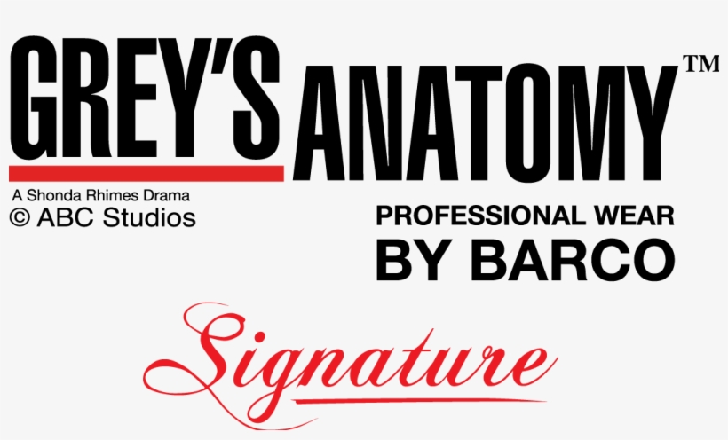 Ga-signature - Grey's Anatomy Scrubs By Barco Slim Fit Pants, transparent png