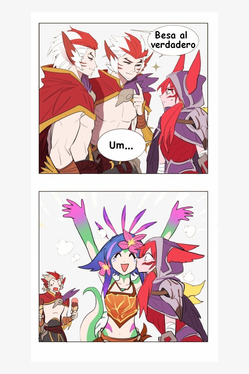 Robado Y Editado De Los Coment De Surrender At 20 Xd - Neeko Lol Comic, transparent png