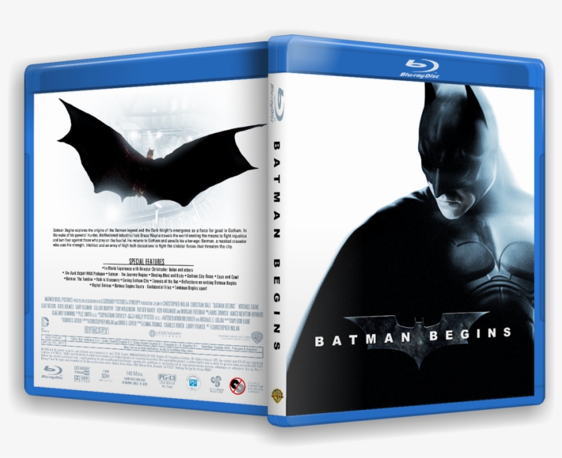 Batmantrilogy1batmanbeg - Batman Begins Triple Play Blu-ray, transparent png