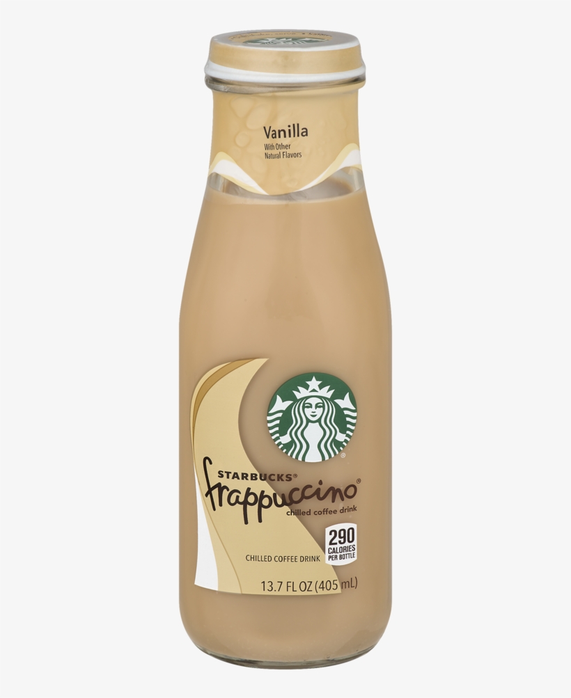 Starbucks Vanilla Frappuccino Chilled Coffee Drink, - Vanilla Frappuccino Starbucks Bottle, transparent png