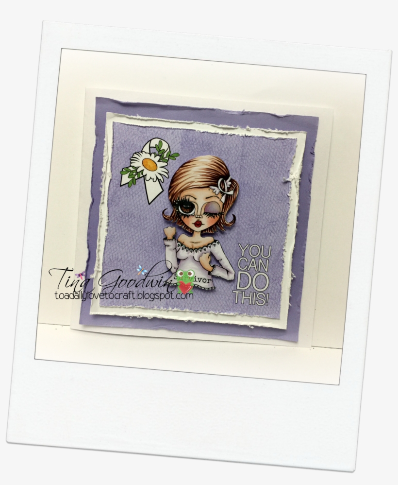 This Card Is Featuring A Stamp From Ady Almanza's Etsy - Picture Frame, transparent png