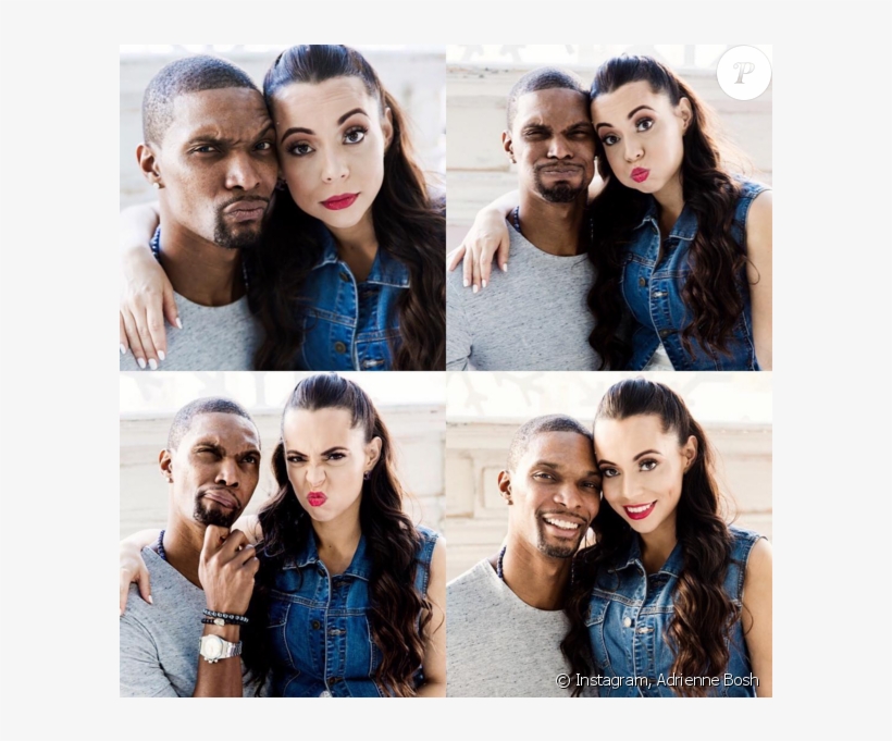 Chris Bosh Et Sa Femme Adrienne Sont Devenus Le 15 - Friendship, transparent png