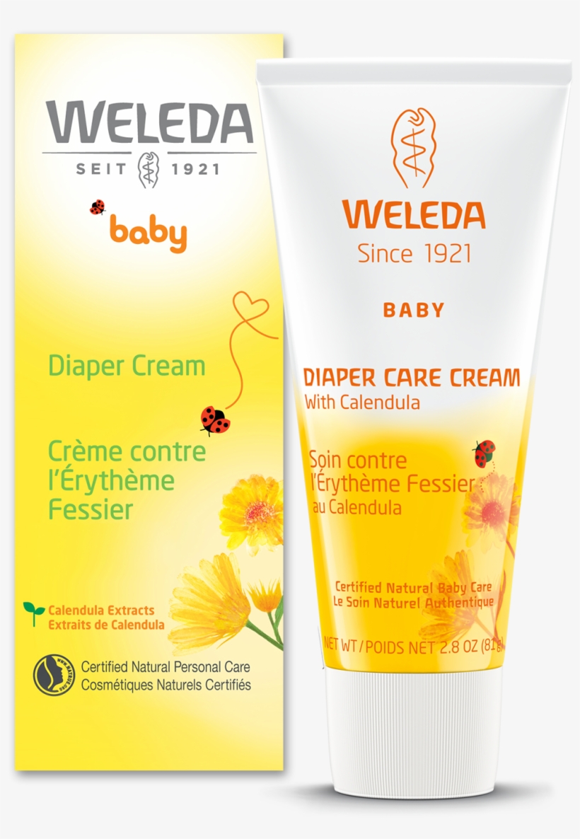 Baby Diaper Care Cream With Calendula - Weleda Birch Cellulite Oil, 3.4 Ounce, transparent png