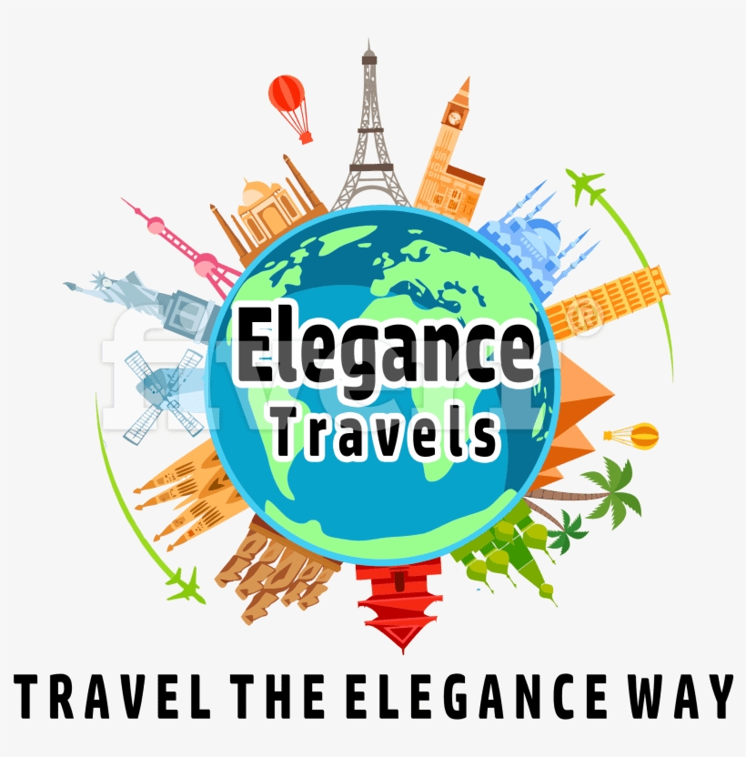 Travel The World Graphic, transparent png