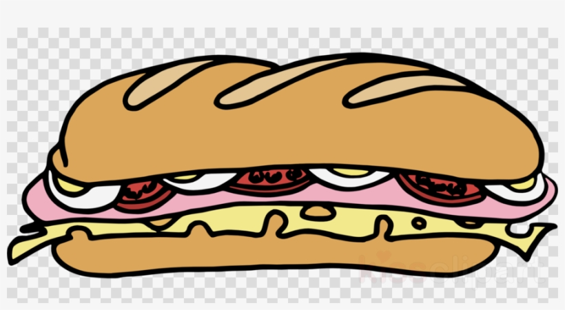 Sub Sandwich Clip Art, transparent png