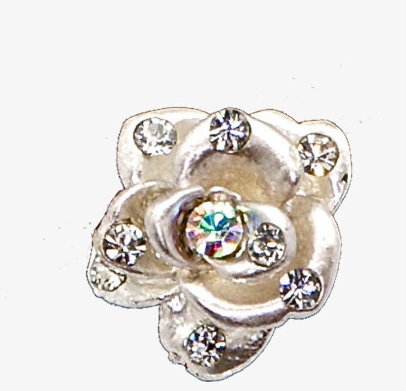 Rose Diamond Hair Pin - Body Jewelry, transparent png