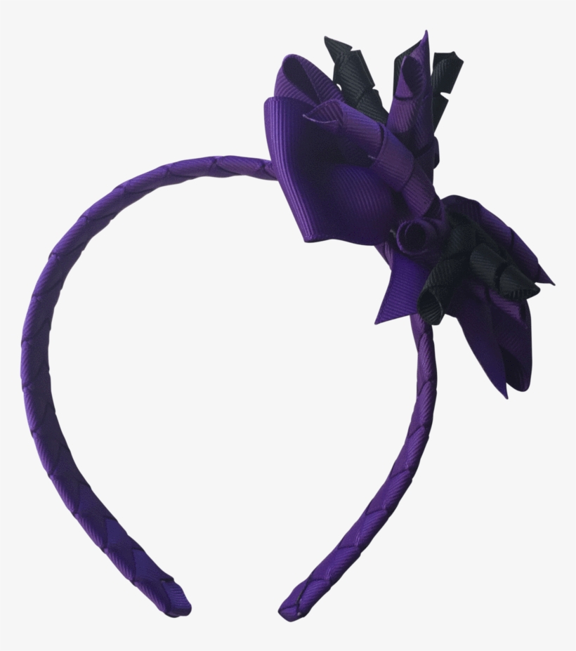 Purple & Black Hair Accessories - Iris, transparent png