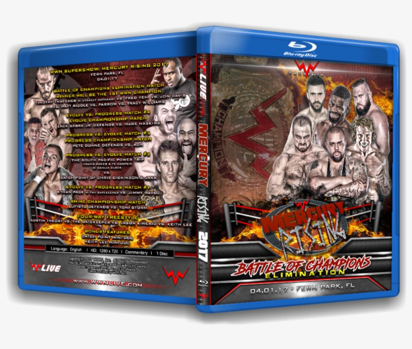 Wwn Mercury Rising 2017 Blu-ray, transparent png