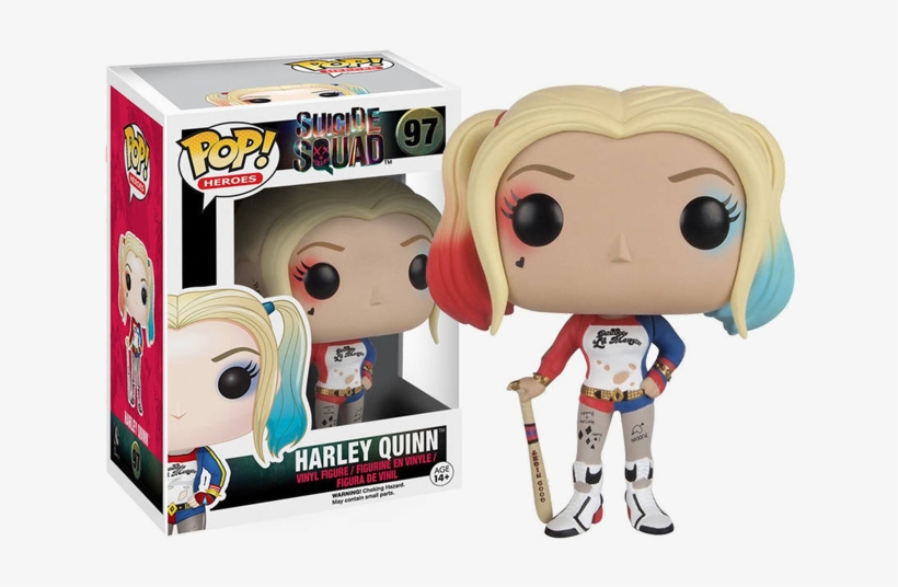 Harley Quinn - Suicide Squad - Funko Dc Comics Harley Quinn Vinyl Pop, transparent png