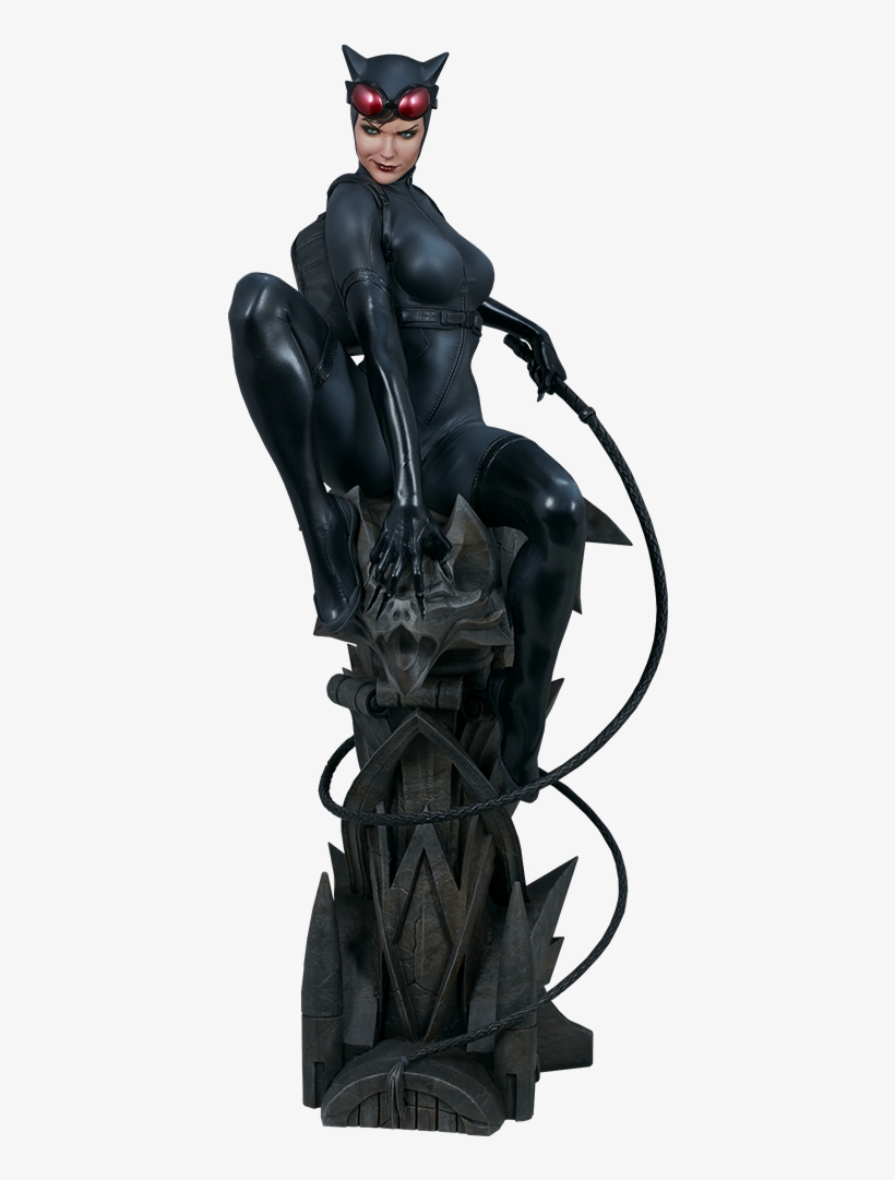 Catwoman Dc Comics Premium Format Figure By Sideshow, transparent png
