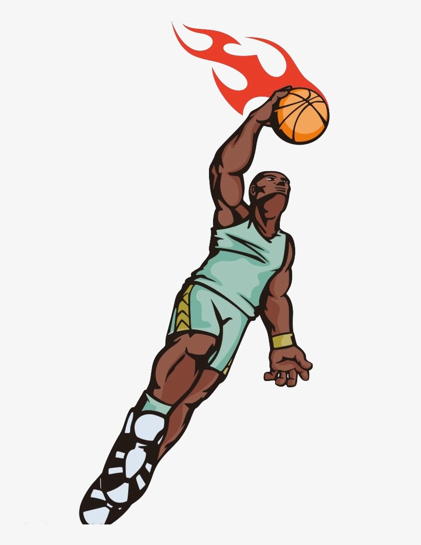 Basketball Sport Slam Dunk Illustration - Basketball, transparent png