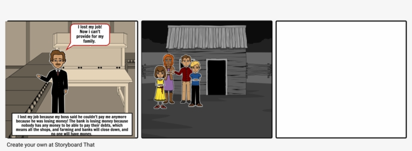 The Great Depression - Cartoon, transparent png