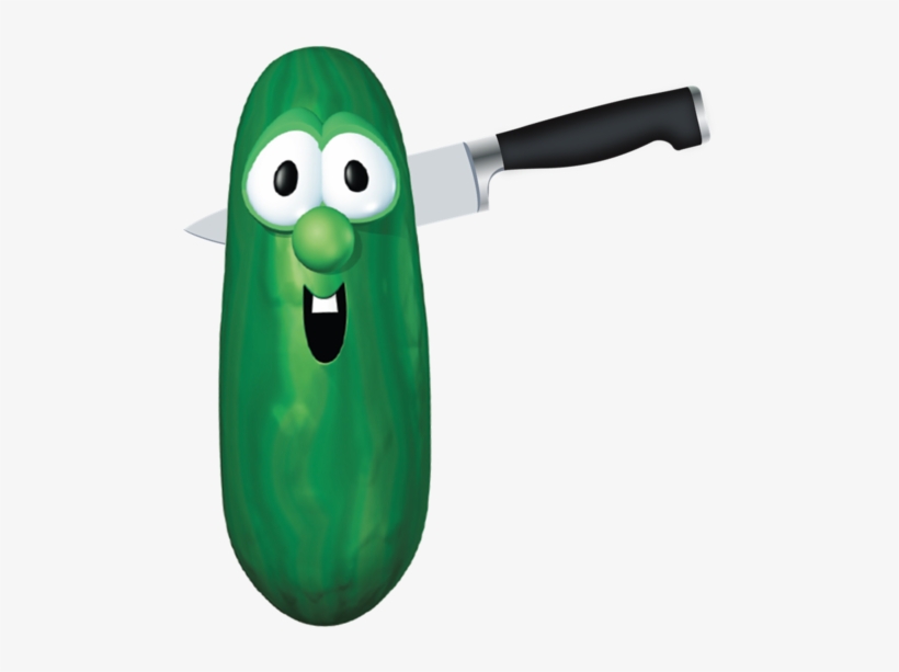 Stab Larry - Veggie Tales Larry Cucumber & Bob Tomatoe Birthday, transparent png