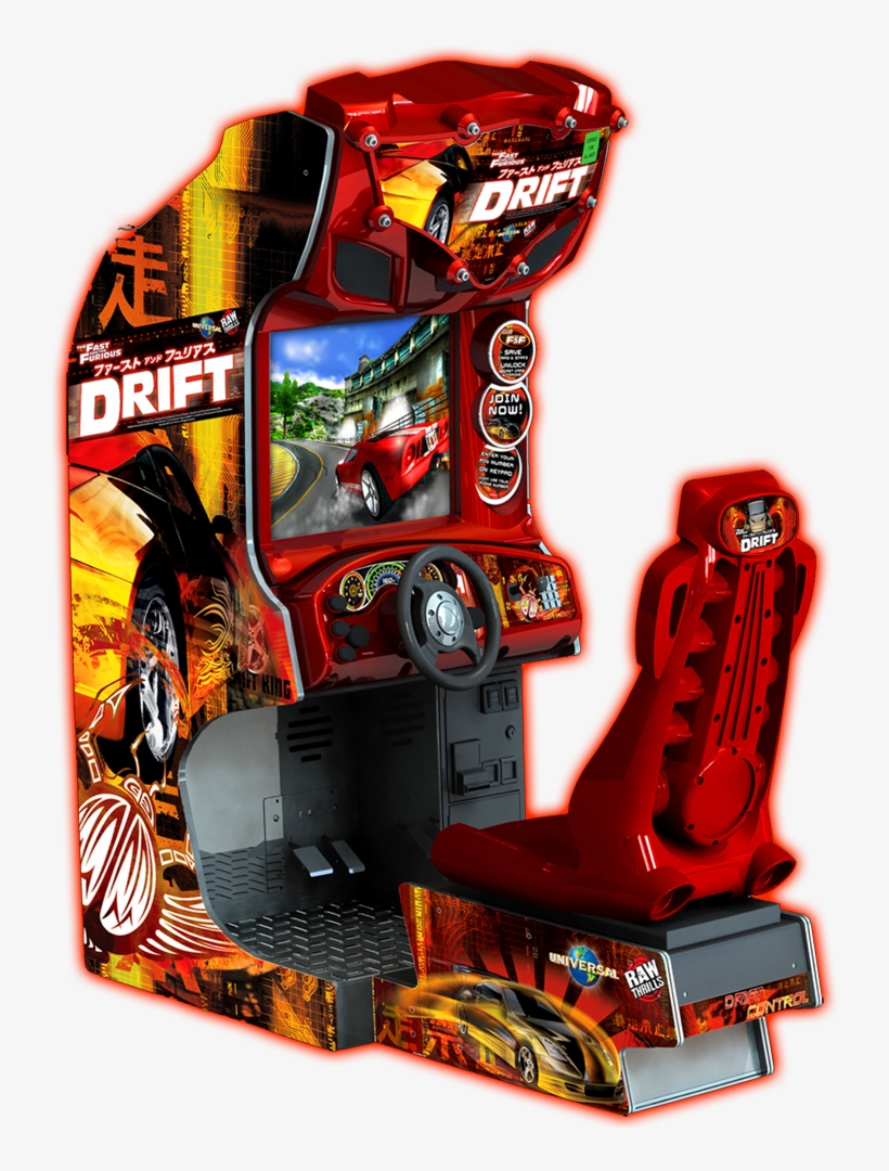 Fnf Drift Cabinet Large - Fast And Furious Arcade Game, transparent png