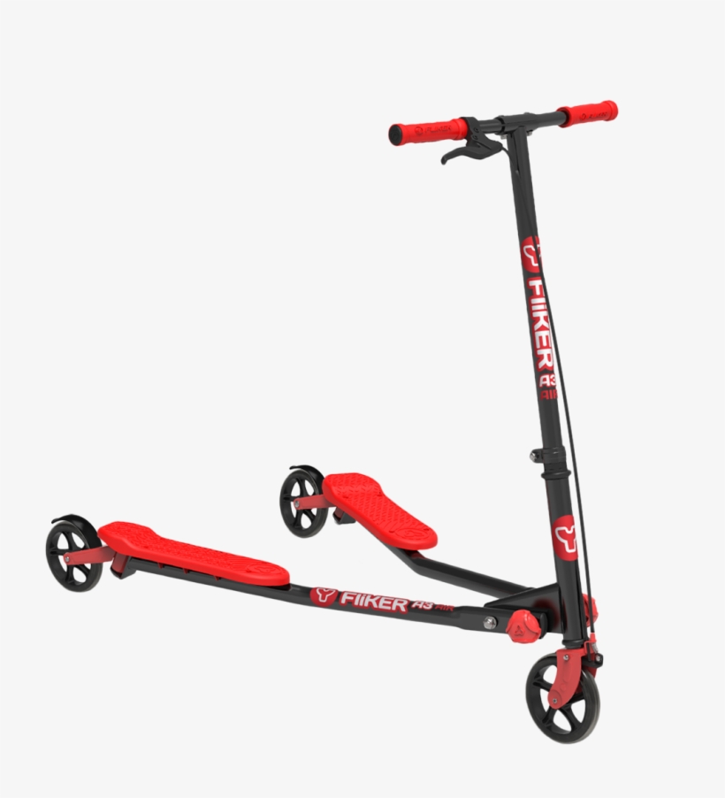 Yvolution Y Fliker A3 Kids Drifting Scooter, transparent png