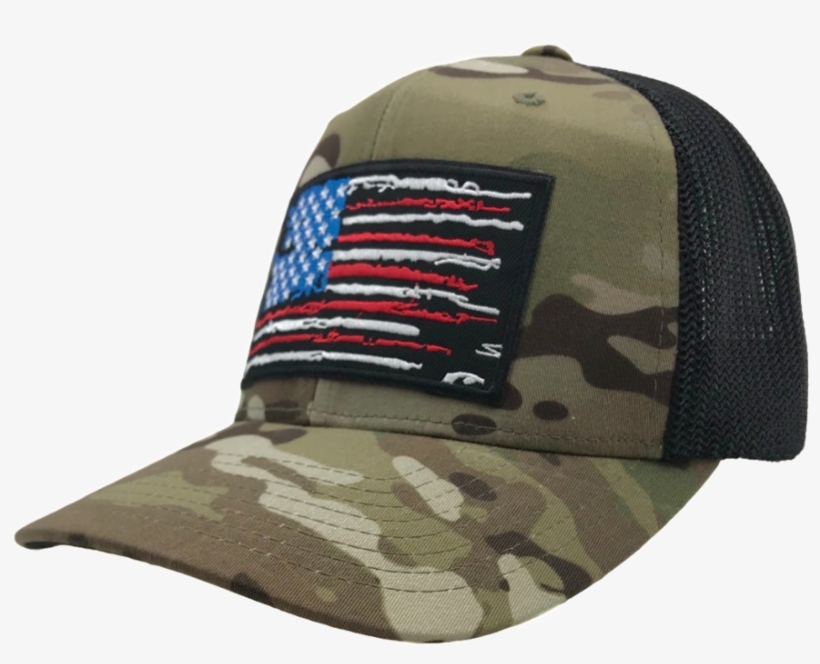 Us Flag Patch Hat - Baseball Cap, transparent png