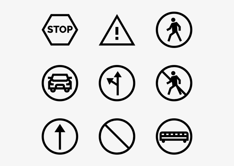 Traffic Signs - Music Icon Pack Png, transparent png