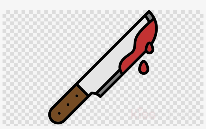 Knife With Blood Png, transparent png