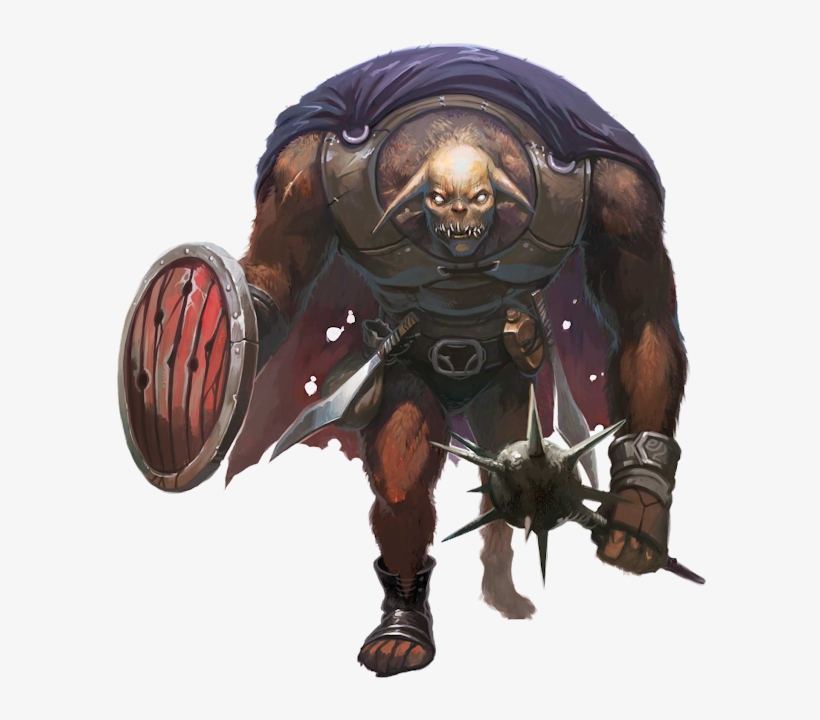 Pzo1107-bugbear - Png - D&d Bugbear, transparent png