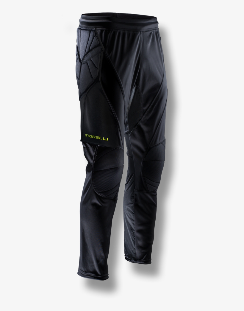 Soccer Youth Kids Goalkeeper Pants Knee Panel Fitted - Storelli Kids Exoshield Matchday Gk Long Pants Black, transparent png