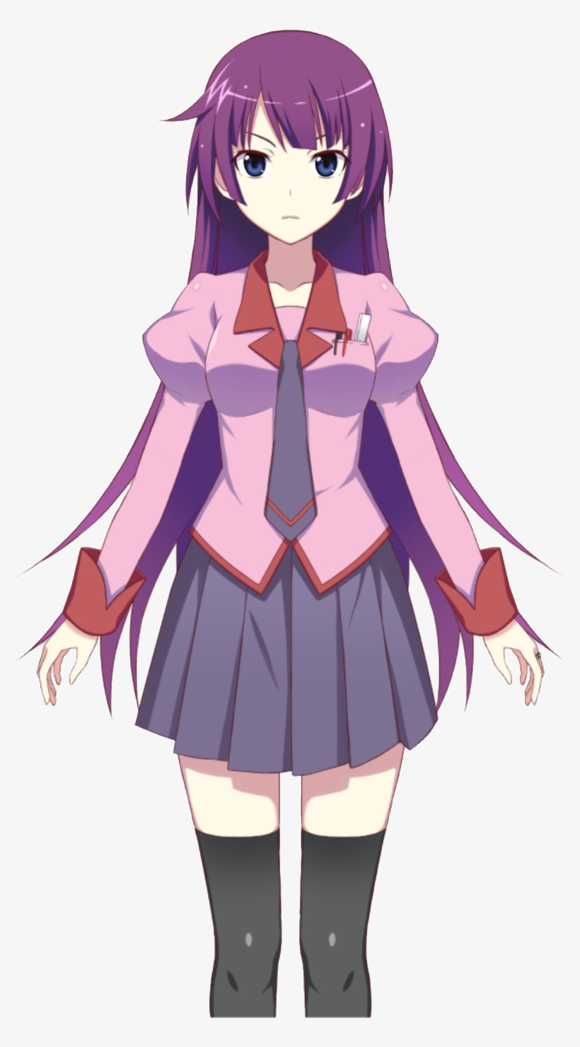 Senjougahara Hitagi Pre-transformation - Wiki, transparent png