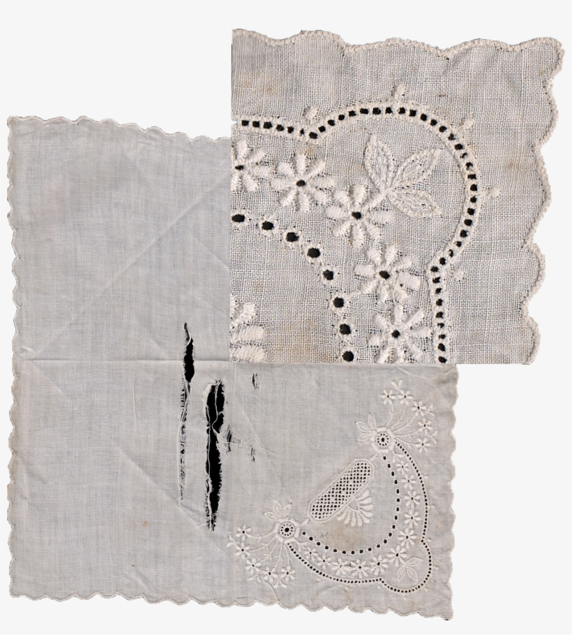 This Embroidered Handkerchief Is Over 100 Years Old - Patchwork, transparent png