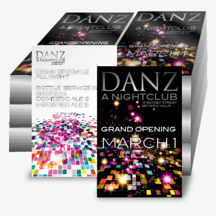 Club Card Flyers, transparent png