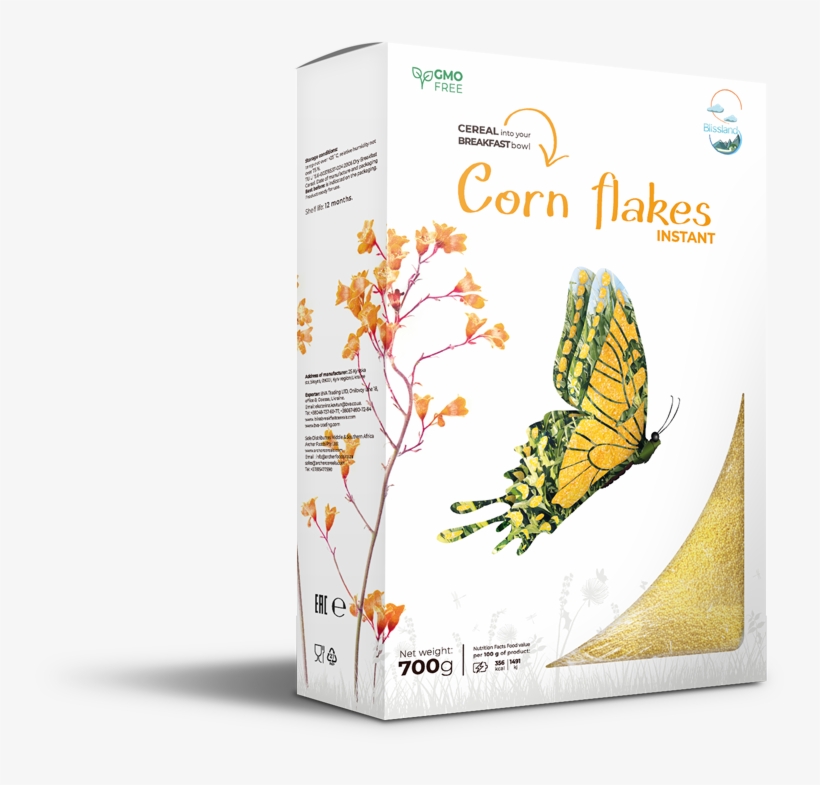 Instant Corn Flakes - Product, transparent png