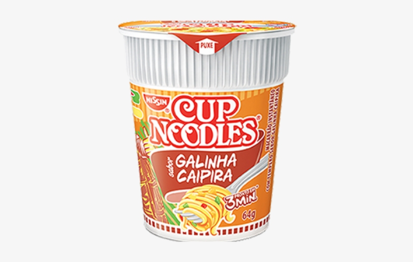 Macarrão Instantâneo Nissin Cup Noodles Galinha Caipira, transparent png