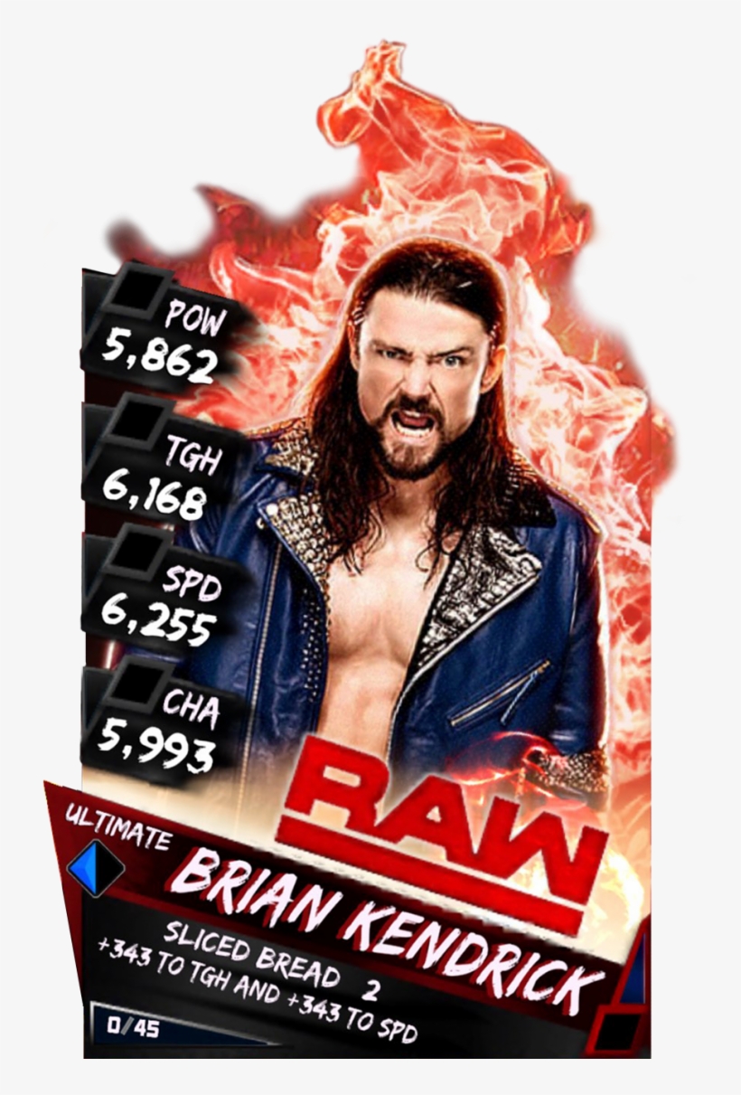Supercard Briankendrick S3 Ultimate Raw - Wwe Supercard Ultimate Cards, transparent png