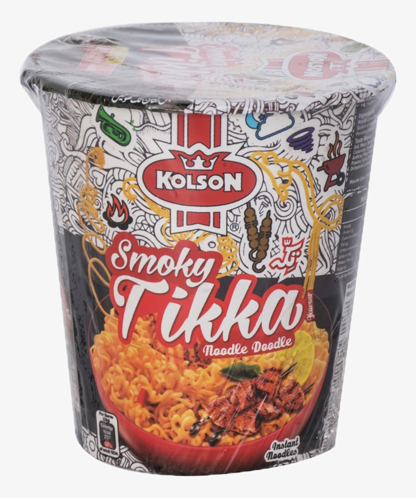 Kolson Smokey Tikka Instant Cup Noodles - Kolson Cup Noodles, transparent png