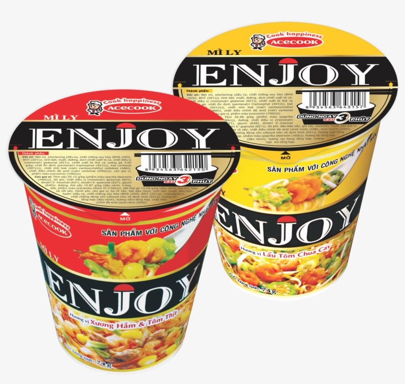 Interesting Experience With Enjoy Cup Noodle, Brand - Mì Ly Enjoy, transparent png