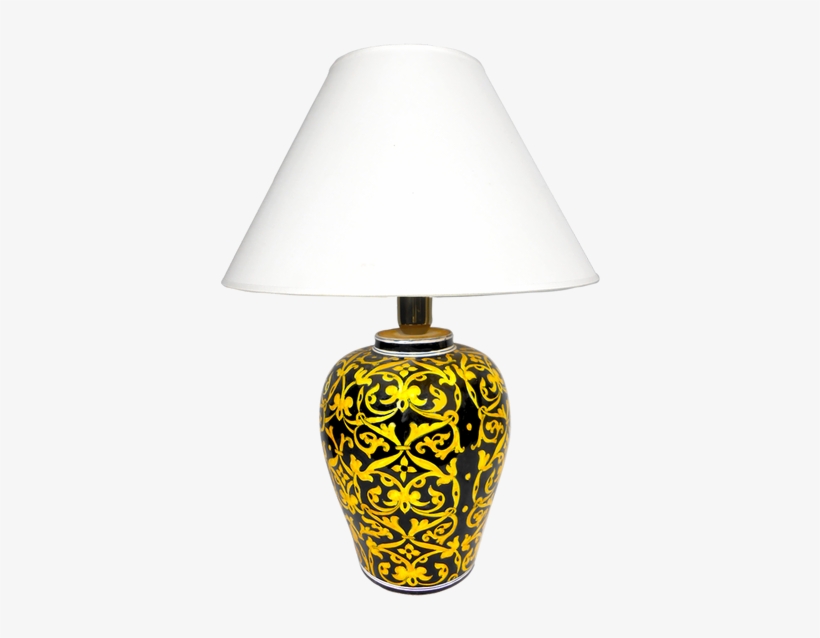 Damasco Nero Lamp 35 Cm - Lampshade, transparent png
