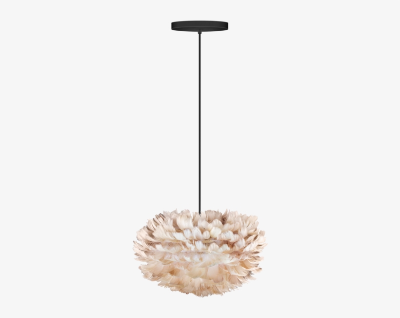 Eos Micro Light Brown Goose Feather Lampshade, transparent png