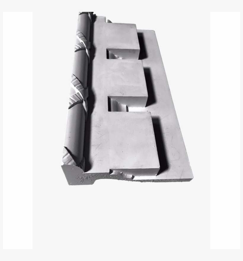 Plaster Dental Crown Molding Roman 2 " P X 5-1/2" D - Tool, transparent png