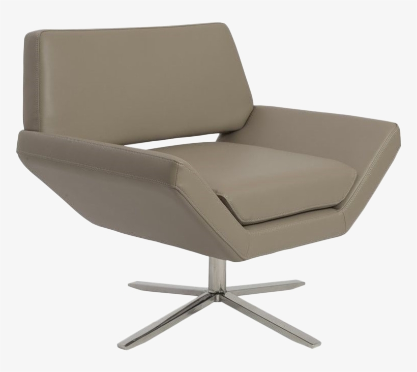 Img - Eurostyle Carlotta Lounge Chair In Taupe And Stainless, transparent png