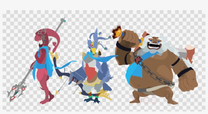 The Legend Of Zelda - Zelda Breath Of The Wild Champions, transparent png