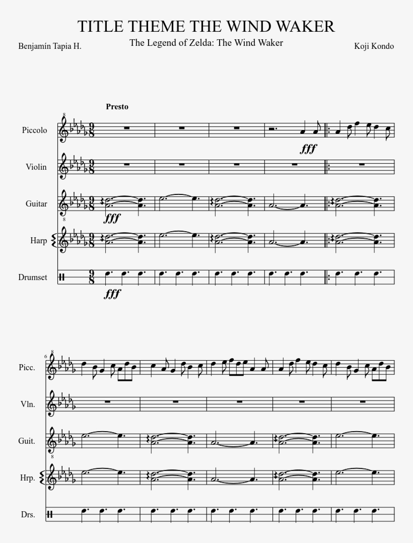 Print - Guardians Of The Galaxy Music Sheet, transparent png