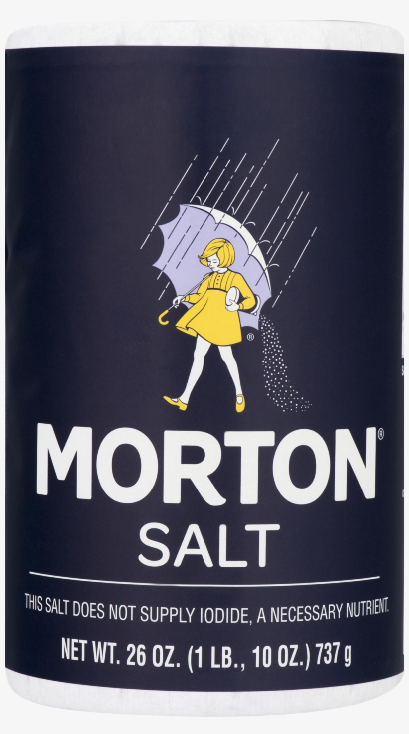Morton Table Salt, All Purpose Non Iodized Salt For - Iodized Salt, transparent png