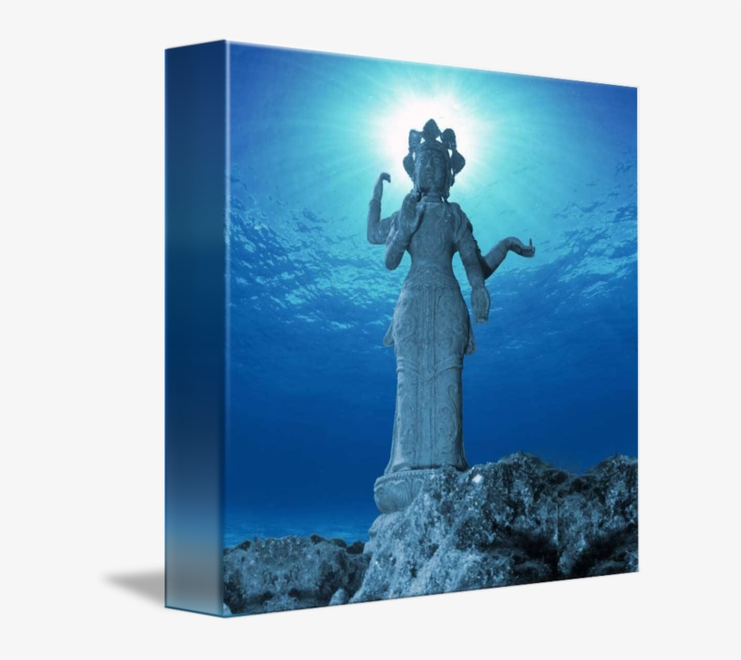 Clip Freeuse Download Buddha Statue At Sunabe Seawall - Buddha Statue Underwater, transparent png