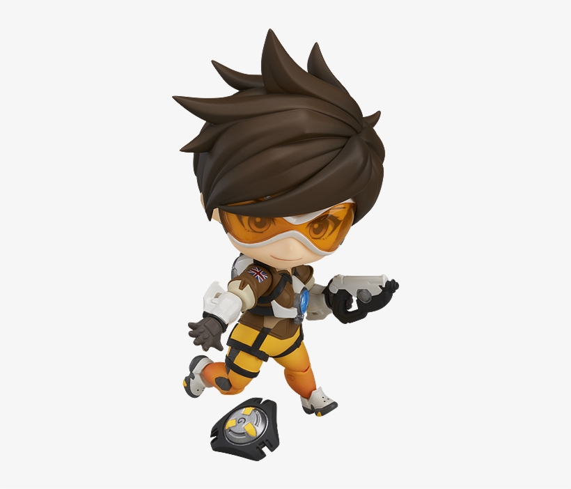 Products/tracer 04 Bf1d4d88 F9df 40ee Bff8 61a48d450399 - Good Smile Overwatch Tracer (classic Skin Version), transparent png