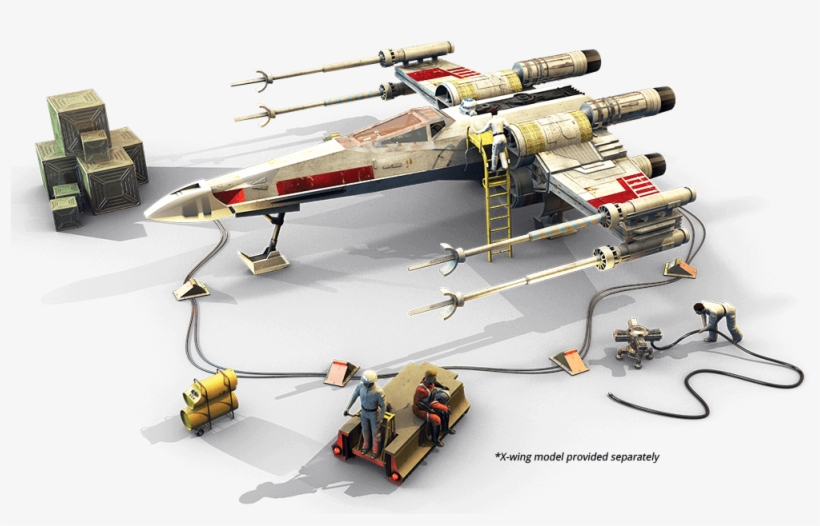 Is Ideal For Creating A Detailed Display Of Your X-wing - X Wing Fighter Deagostini, transparent png