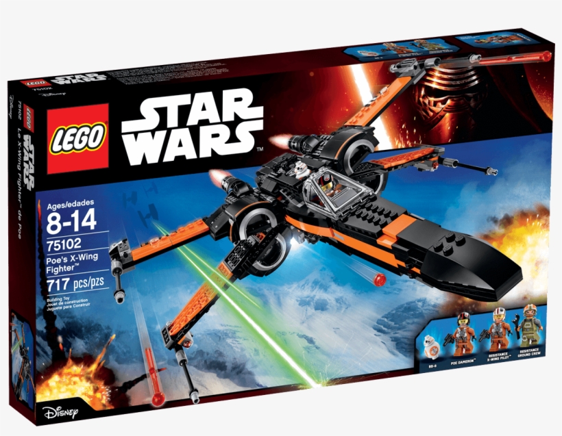 Lego Star Wars - Lego X Wing Poe, transparent png