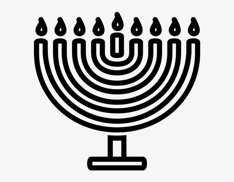 Hanukkah Menorah Png, transparent png