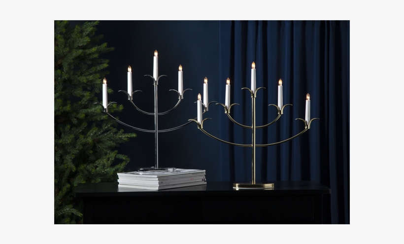 Candlestick Tilpi - Star Metal 5-light Tilpi Candlestick, Red, transparent png