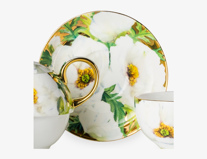 White Poppy Luscious Tea For One - Tea, transparent png